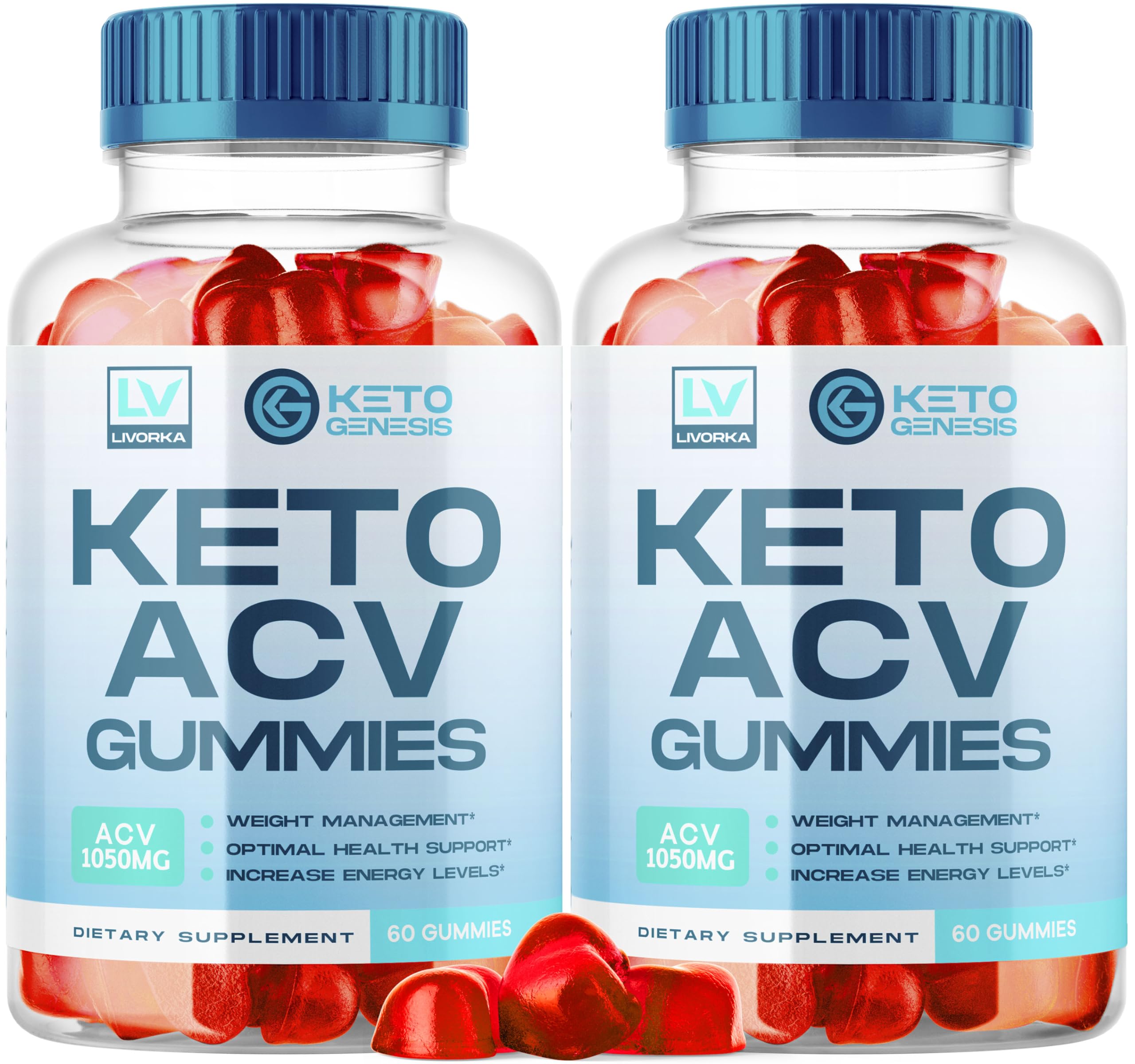 2 Pack - Keto Genesis Keto ACV Gummies Advanced Weight Loss, Genesis ACV, Genesis